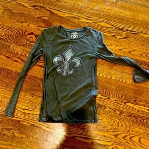 Velvet Stone long sleeve t-shirt size M